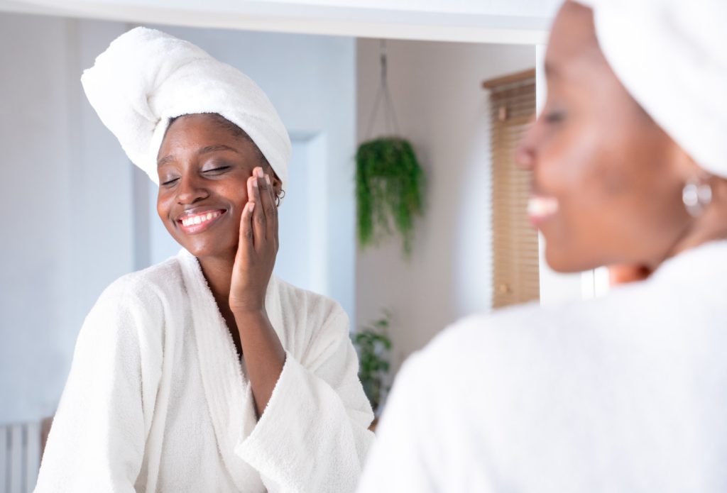 woman's face after skin booster, image for skin booster explained